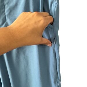 Classic Fit Pant Size Utility Blue Casual Golf Sporty